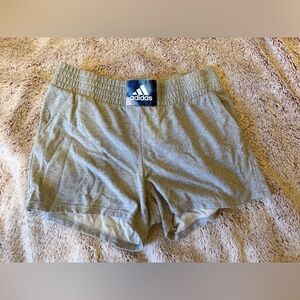 Adidas Heather Gray Sports Shorts